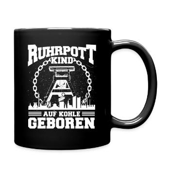 Ruhrgebiet Ruhrpott Hömma Mine charbon - Mug uni - noir - Droite