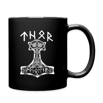 thor hammer - Mug uni - noir - Droite