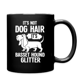 Basset Hound Dog Puppy Owner Lover - Full Colour Mug - black - Right