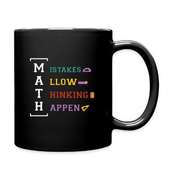 Math Gifts for a Math fan - Full Colour Mug - black - Right