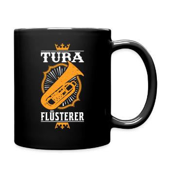 Tuba Whisperer Wind Orchestra Tubist Tuba Player - Full Colour Mug - black - Right