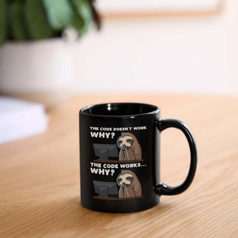 Informatiker Programmierer Computer lustig Tasse einfarbig