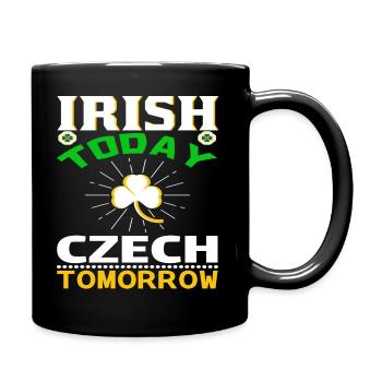 Ich bin aus Irland Spruch - Tasse einfarbig - Schwarz - Rechts