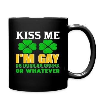 L’irlandais gay ou quoi de cadeau ? - Mug uni - noir - Droite
