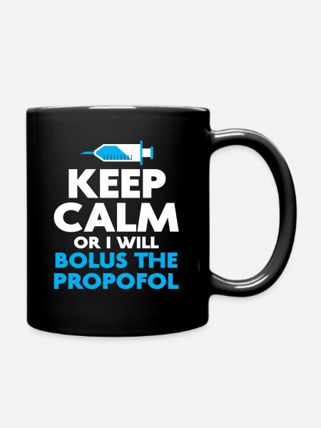 Propofol anästhésie anesthésie anesthésiste - Mug uni - noir