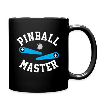 Pinball Master Flipper automatique Joueur Spie Automat - Mug uni - noir - Droite