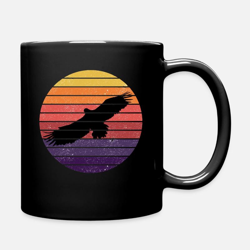 Adler - Tasse einfarbig - Schwarz