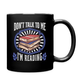 Lire les livres Ver de bibliothèque Chapitre Leeratte - Mug uni - noir - Droite
