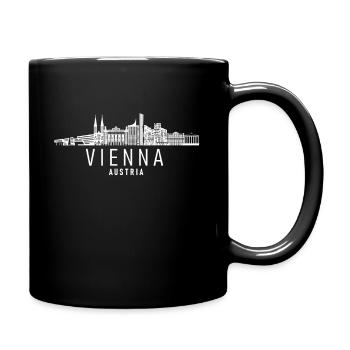 Gift idea for the Austria holiday in Vienna - Full Colour Mug - black - Right