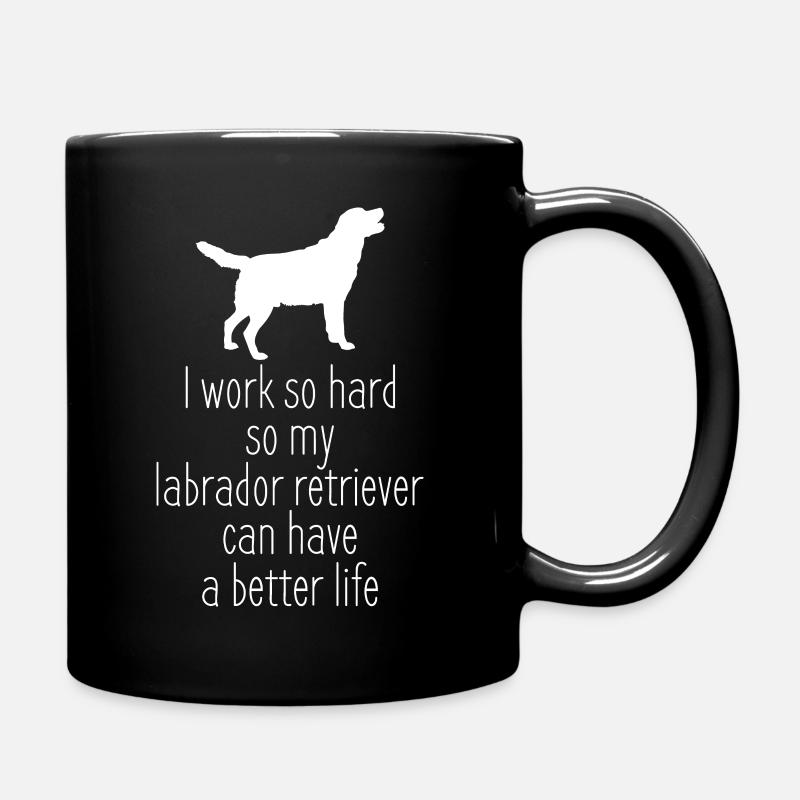 Labrador Retriever - Tasse einfarbig - Schwarz