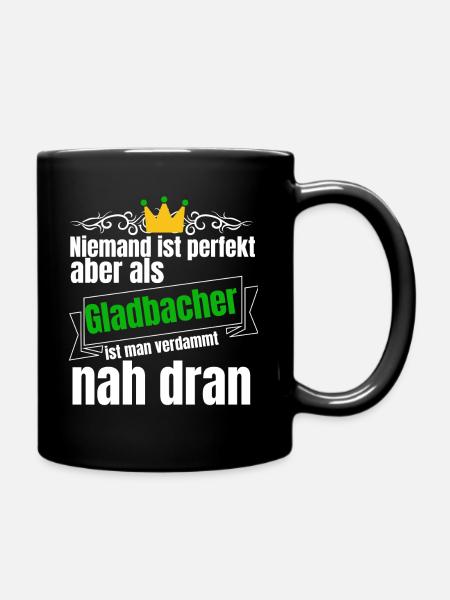 Gladbacher Mönchengladbach - Full Colour Mug - black
