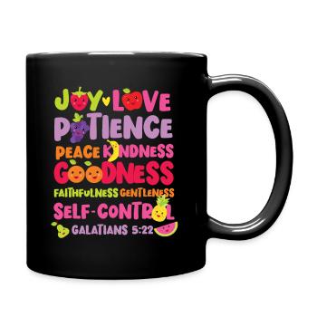 Religion biblique chrétienne - Mug uni - noir - Droite