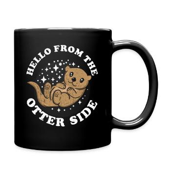 Otter - Full Colour Mug - black - Right