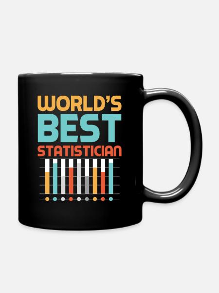 Statistik Statistiker Mathematiker Mathematik - Tasse einfarbig - Schwarz