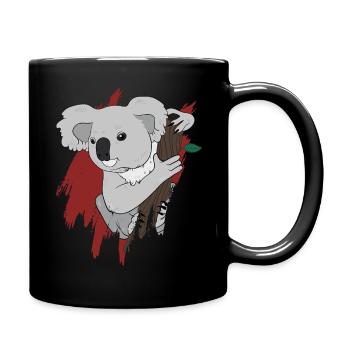 Koala - Full Colour Mug - black - Right