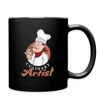 Culinary Artist Design for Chef and Chef - Full Colour Mug - black - Right