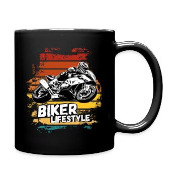 Motorcycle Lifestyle / Moto / moto biker - Mug uni - noir - Droite