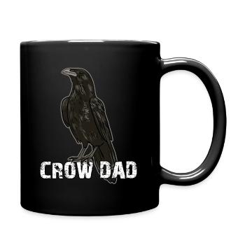 Papa de corneille - Mug uni - noir - Droite
