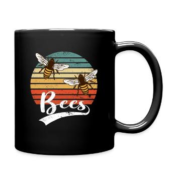 Honey Bee Bees Whisper Beekeeper Beekeeper - Full Colour Mug - black - Right