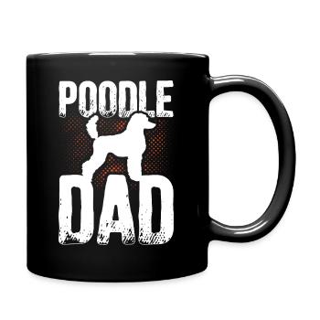Le caniche papa | Propriétaire de chien cadeau propriétaire de chien - Mug uni - noir - Droite