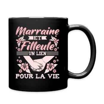 Marraine et Filleule - Mug uni - noir - Droite