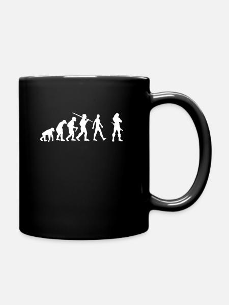 Barbar Evolution Barbar Warrior - Tasse einfarbig - Schwarz