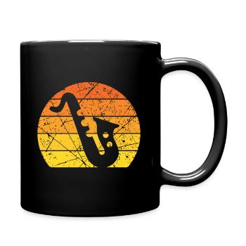 Musique de soufflage Saxophone - Mug uni - noir - Droite