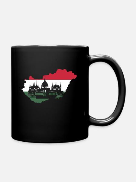 Ungarn Budapest - Tasse einfarbig - Schwarz