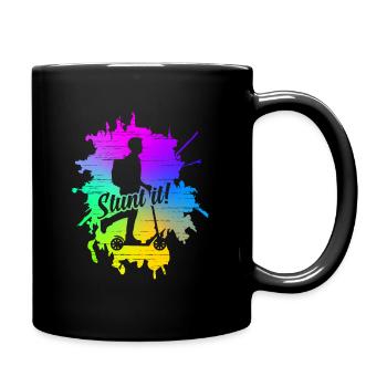 Stunt Scooter vintage retro Stunt It Gifts - Mug uni - noir - Droite