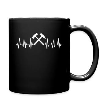 Ruhrpott Tshirt Proverbes NRW Maloche Pütt Mine - Mug uni - noir - Droite