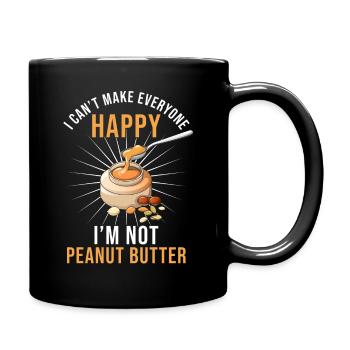 Beurre d’arachide - Mug uni - noir - Droite