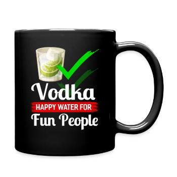 Vodka alcool party Boivent Fêter la vodka cadeau - Mug uni - noir - Droite