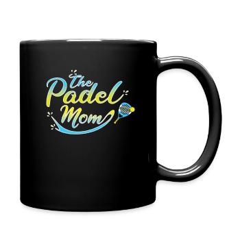 The Padel Mom Padel Player Padel racket Paddle - Full Colour Mug - black - Right