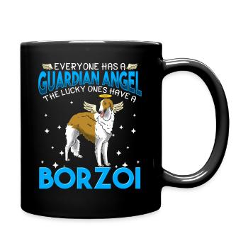 Barsoi chien cadeau - Mug uni - noir - Droite