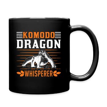 Komodo Dragon Whisperer Komodowaran - Tasse einfarbig - Schwarz - Rechts