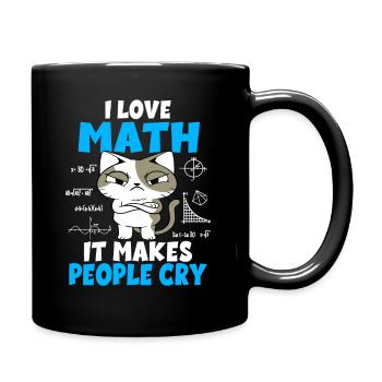 Mathématiques Les étudiants en maths enseignants chats cadeau - Mug uni - noir - Droite
