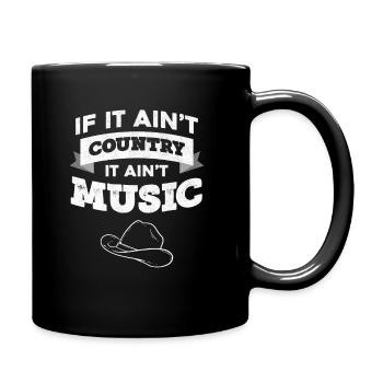 Country Music Festival Design Country Music Lover - Tasse einfarbig - Schwarz - Rechts