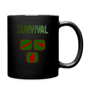 Survival Bushcraft Equipment - Mug uni - noir - Droite