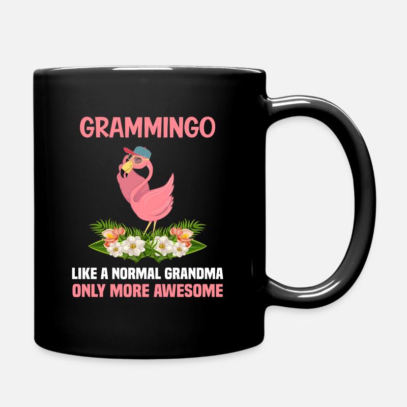 Grammingo wie eine normale Oma nur noch - Tasse einfarbig - Schwarz