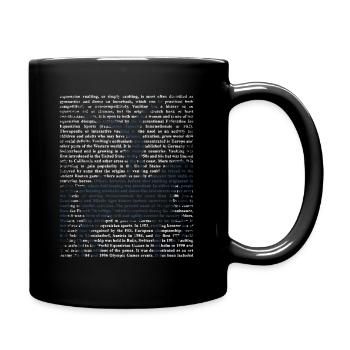 Vaulting - Full Colour Mug - black - Right