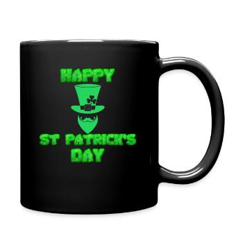 St Patricks Day, St Patricks Day, St Patricks Day - Tasse einfarbig - Schwarz - Rechts