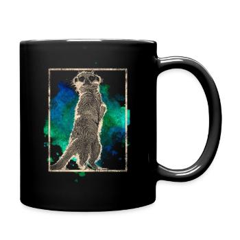 Suricate - Mug uni - noir - Droite