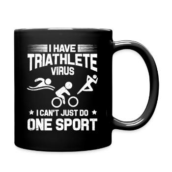 Triathlon - Mug uni - noir - Droite