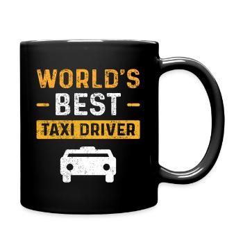 Taxi chauffeur de taxi meilleur monde - Mug uni - noir - Droite