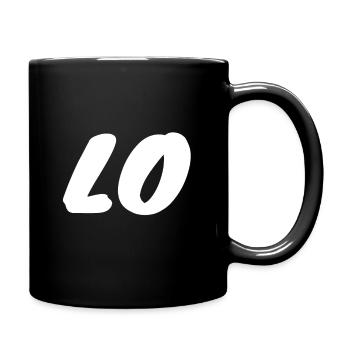 Paar Teamshirt - Tasse einfarbig - Schwarz - Rechts