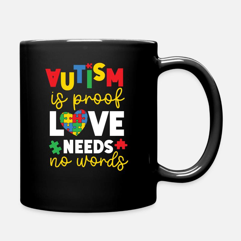 Autism Awareness - Full Colour Mug - black