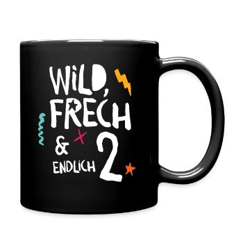 Sauvage Frech & Enfin 2ème enfant de deuxième anniversaire - Mug uni - noir - Droite
