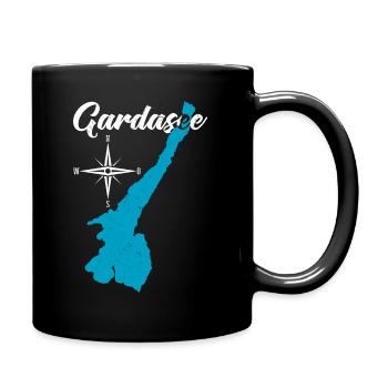 Lake Garda Destination - Full Colour Mug - black - Right
