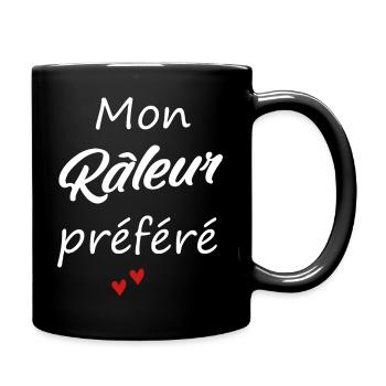 humour raleur - Mon râleur préféré - Mug uni - noir - Droite