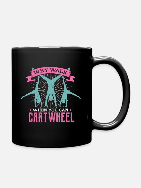Akrobatik Design für einen Turnen Fan - Tasse einfarbig - Schwarz
